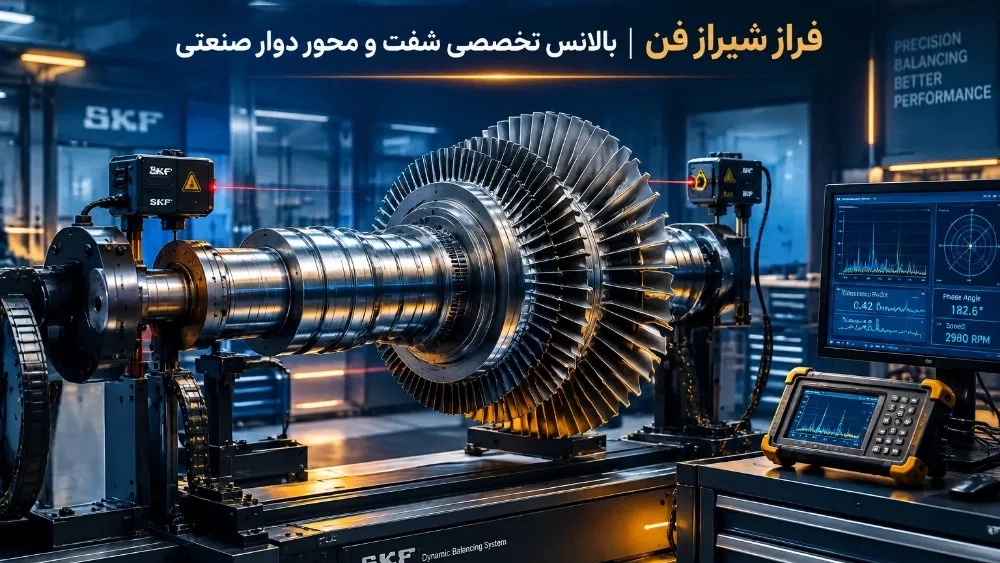 بالانس شفت و محور دوار صنعتی