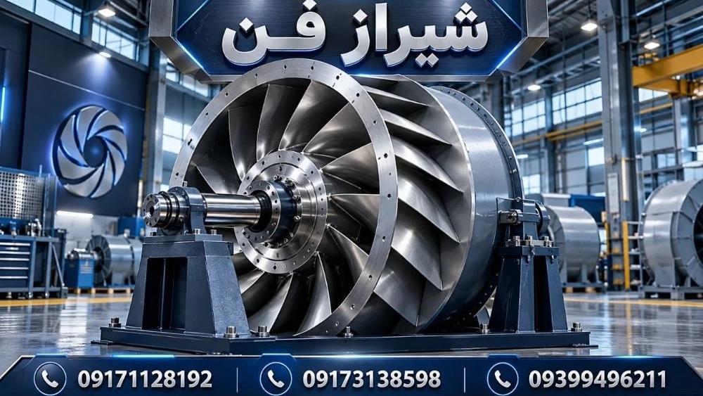 ساخت سانتریفیوژ فن صنعتی؛ طراحی، تولید و بالانس پروانه ساخت سانتریفیوژ فن صنعتی؛ طراحی، تولید و بالانس پروانه